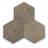 GlueCore Mosaic 28mil x 12" W x 10" L Glue Down Vinyl Tile Flooring-59480809