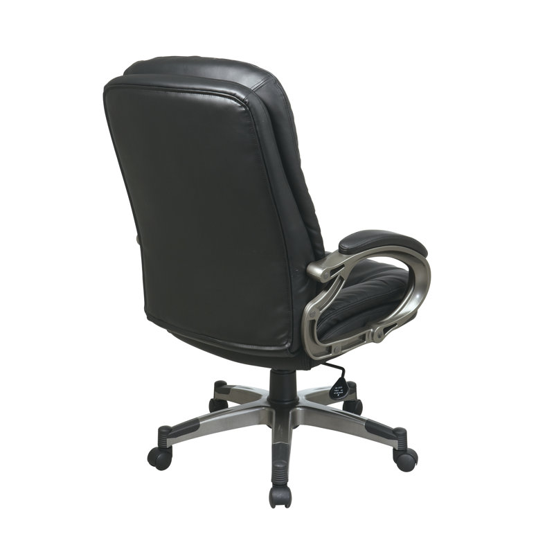 Fauteuil de direction ergonomique, Noir sur titantium