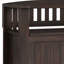 Banc de rangement en bois massif Acadian