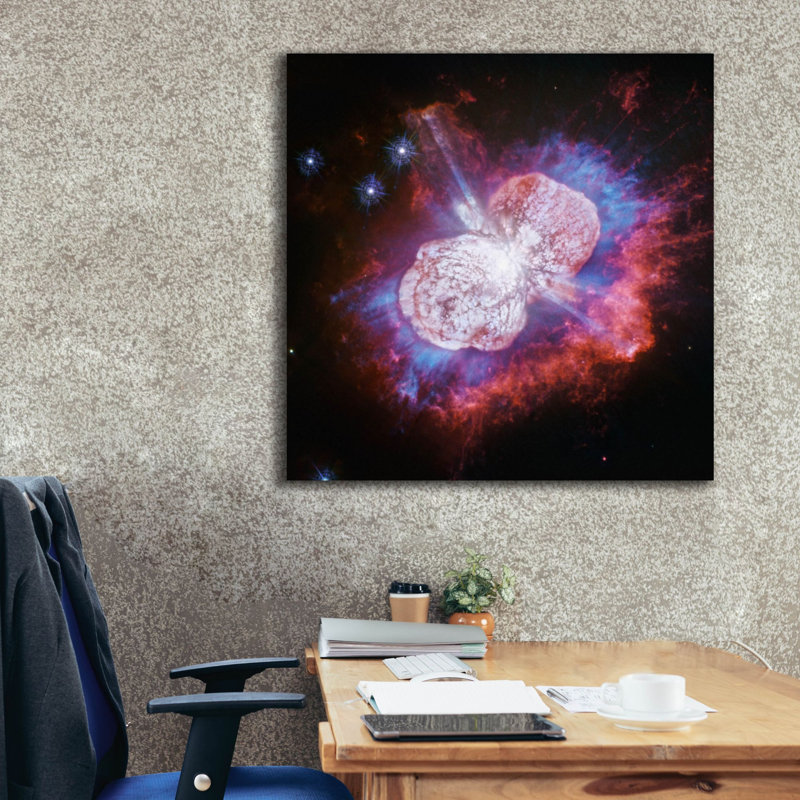 Art mural sur toile «Eta Carinae» par la NASA, H 37 po x l 37 po x P 1,5 po
