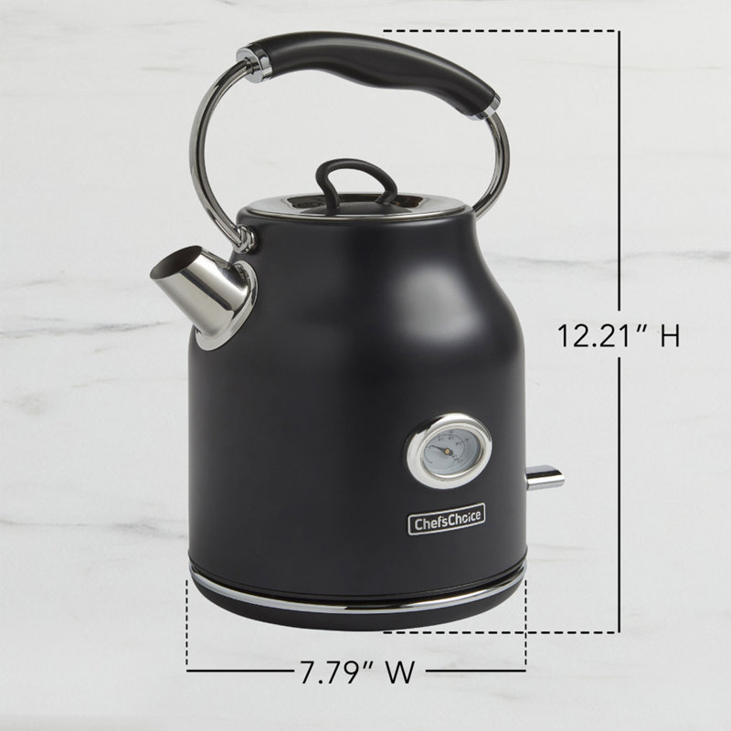 Chef'sChoice Gourmezza Electric Kettle, 1.7 Liter Capacity