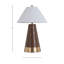 Milo Table Lamp Large - Brown Leather