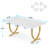 Julianah Unfinished Metal Base Dining Table-989731593-978075672