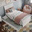 Lit plateforme en bois massif Lamayia avec pied de lit et lit gigogne-1034078368-1034078369