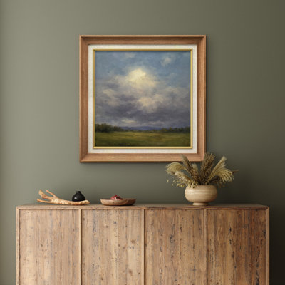 Premium Framed Wall Art - Vintage Landscape Print for Bedroom Decor - 26"x36"