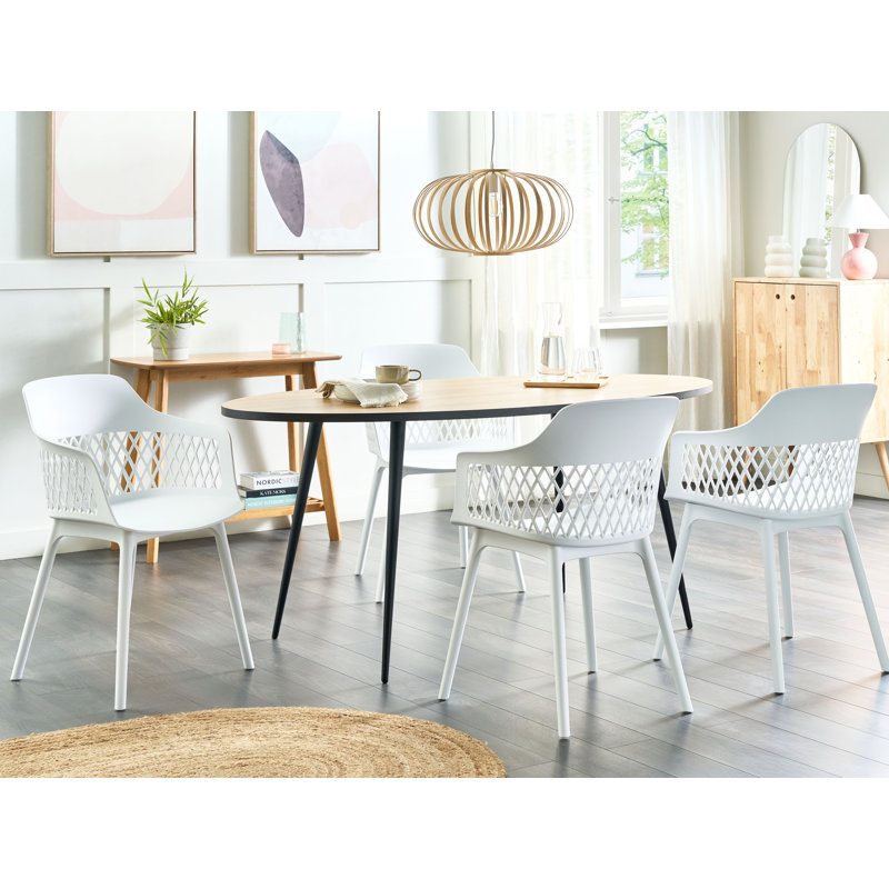 Brazzell 46cm H Armchair, White
