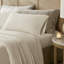 Ensemble de draps et de draps extensibles 4 pièces ultra doux, très grand, mélange de nylon Cool-touch, ivoire
