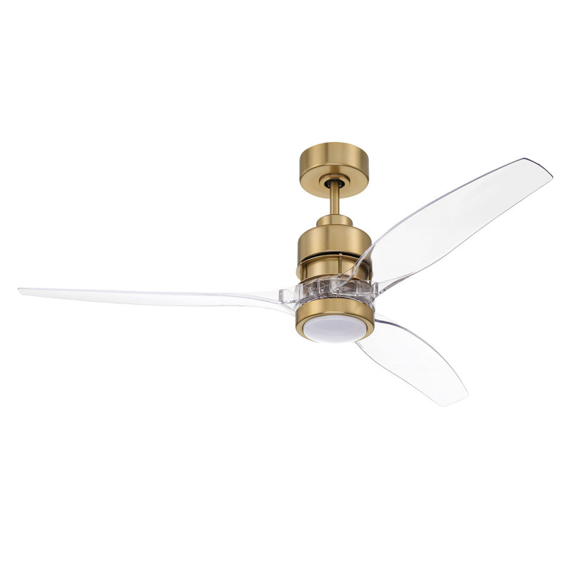 Ventilateur de plafond 52 po Sonnet, Laiton satiné