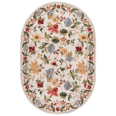 Chelsea Hand Hooked Wool Floral Rug