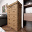 Commode 6 tiroirs, commode 6 tiroirs, armoire de rangement pour garde-robe, commode 6 tiroirs, chêne