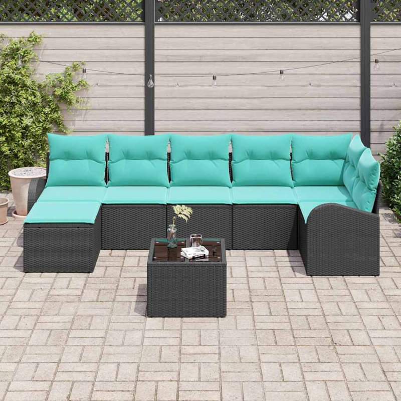 Ensemble de canapé avec coussin vidaXL 8 pièces vidaXL
