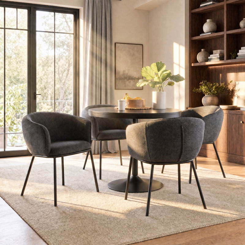 Kateryn Arm Chair, Charcoal