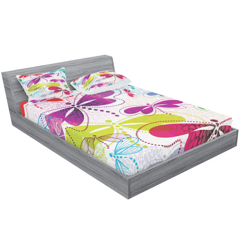 Microfiber Sheet Set, Full Sheet Set with Fitted Sheet