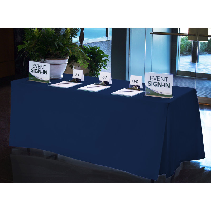 Tablevogue Table Cover, Sapphire, 96" L x 30" D