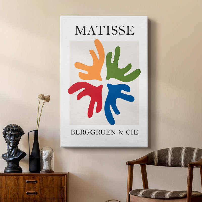 Matisse CCXCI Framed Print -Custom Wrapped Gallery Cavas, 18" H x 12" W