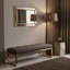 Banc d'appoint en velours Dahlia - Chocolat