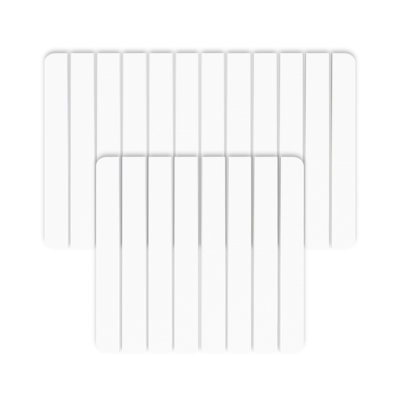 Diatomite Quick-dry Water-absorbing Bath Mat Set - Large + Small Grey Mats