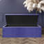 Safar Large Ottoman Storage Box with Plain Lid - Naples Upholstered Blanket Box - Multi- Functional Storage Box-116983462-116778429