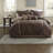 Cozy Bedding Sets, Polyester King Micro Corduroy Modern Home Style