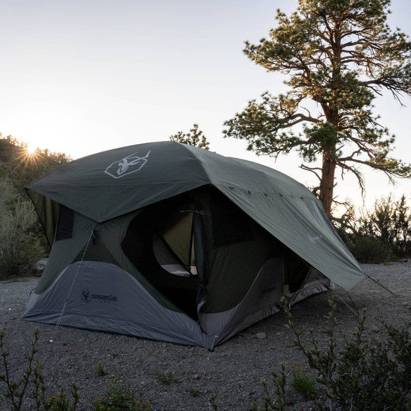 Tente Gazelle T4 Tandem vert alpin