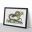 Brown Viper Snake by Mark Catesby - Picture Frame Painting Print-55513145-55513152