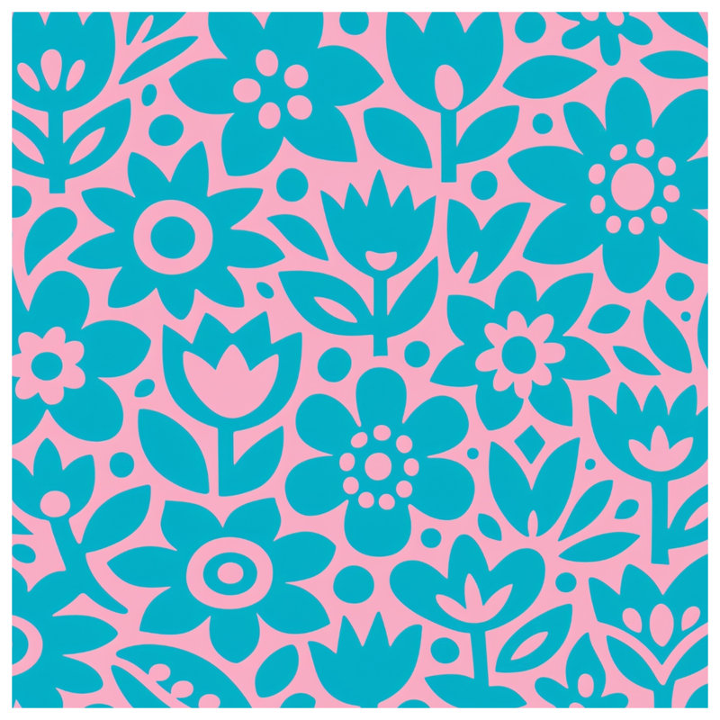 Couvertures à motif floral, 50in W x 60in H