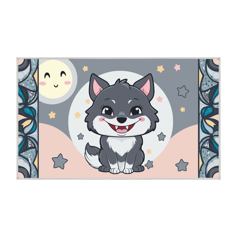 Tapis de vacances d'Halloween The Holiday Aisle®, Rectangulaire 8 pi x 12 pi