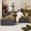 Canapé modulaire Cloud avec méridienne en L et assise profonde-1344227230