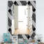 Miroir mural traditionnel check stripes and-40101125