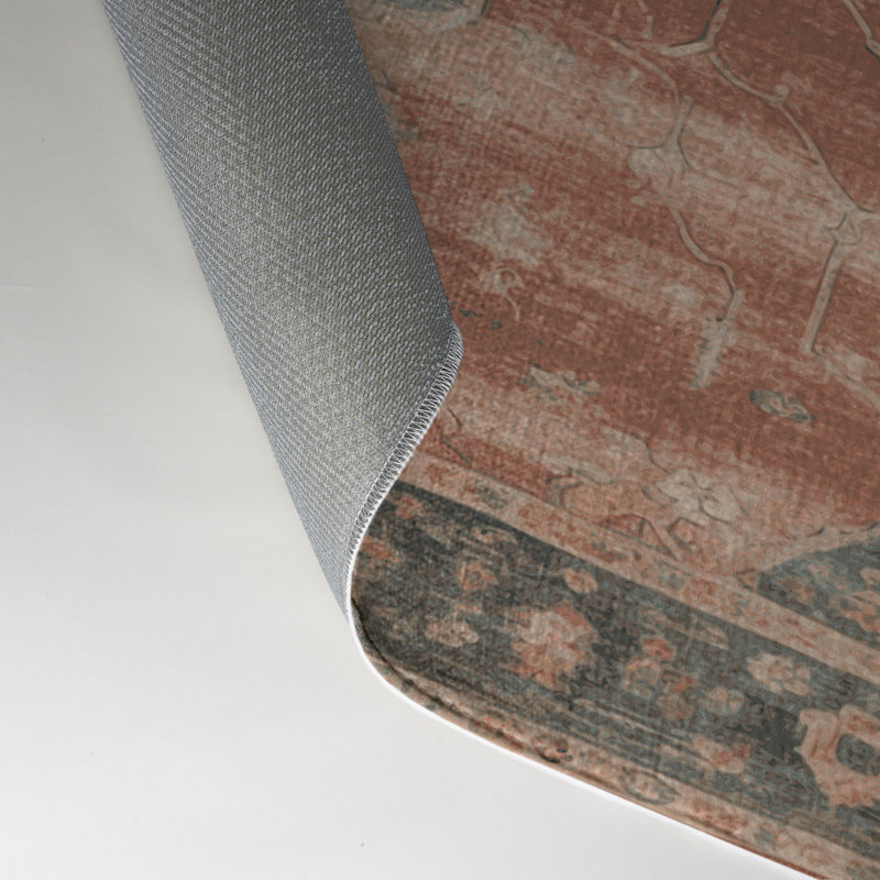 Overdyed Brown Indoor and Outdoor Area Rug, Rectangle 9' x 12'