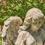 Statue de jardin ange assis enfant magnésium-1287041725