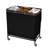 Laundry Hamper with Wheels, Rolling Laundry Cart, Dirty Clothes Basket for Hotels, Bathrooms, Dormitories, Large 120L, 3-Section, Black-322993339