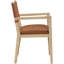 Chaise de salle à manger en cuir Vina-74330768-74330770