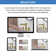 Circular 2-handle 8" Widespread Bathroom Faucet with Pop Up Drain