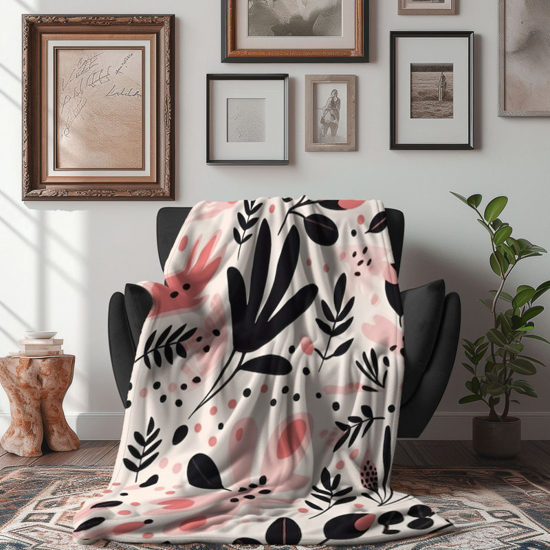 Pétale rose - couverture de qualité supérieure 1 pièce, L 60 po x L 80 po