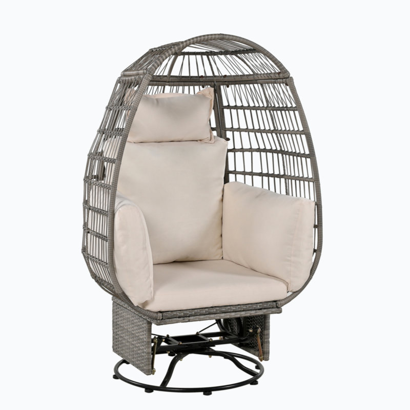 Méridienne rotative Imelia, Gris/beige