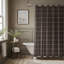 Pumpkin Spice Checks - 1 Piece Shower Curtain-7994335