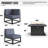 6 - Piece Outdoor Modular Sectional Set with Fire Table-585864252