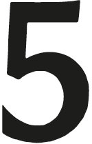 2 po Numéro de maison Beslagsboden, Acier inoxydable noir, 5