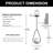 1 - Light Modern Single Pendant Lighting With Globe Shade