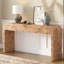 Console en bois avec tiroirs Faelina-631564774-631564775