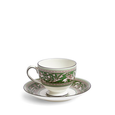 Florentine Colours 5.8floz Teacup & Saucer