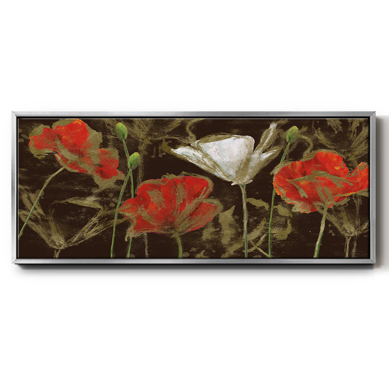 Golden Poppy- Framed Canvas