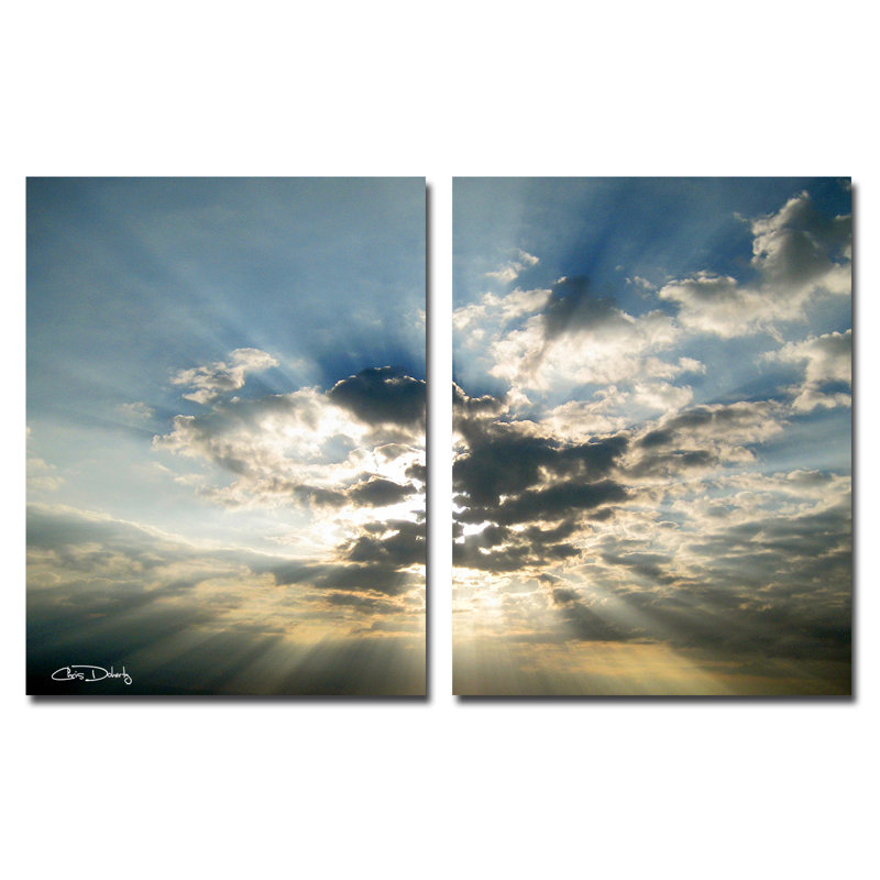 « cloud escape i », ensemble de reproduction de photo sur toile tendue
