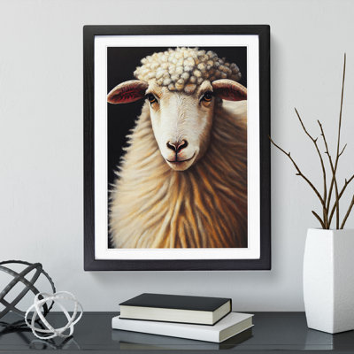 Charming Sheep - Single Picture Frame Print