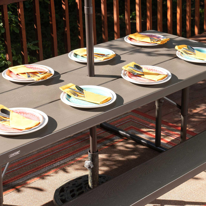 Table de pique-nique pliante classique de 6 pieds