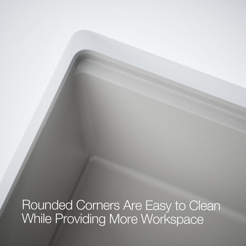 Billings 32-1/2 In. Undermount Single-Bowl Kitchen Sink, Beige