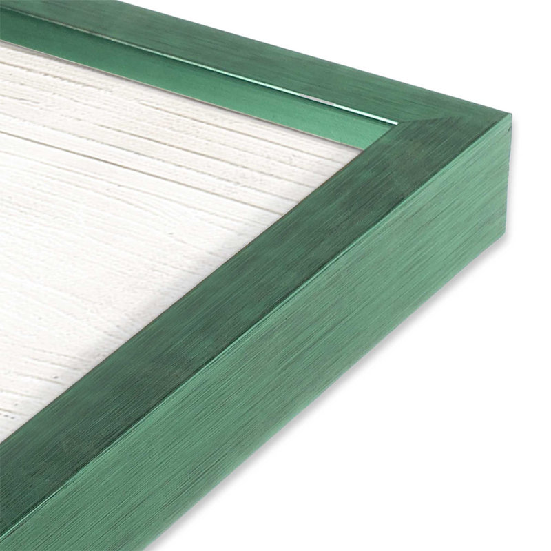 Couronne roulée 20 po I I Print, H 13,5 po x l 13,5 po x P 1,25 po, Cadre simple citronnelle