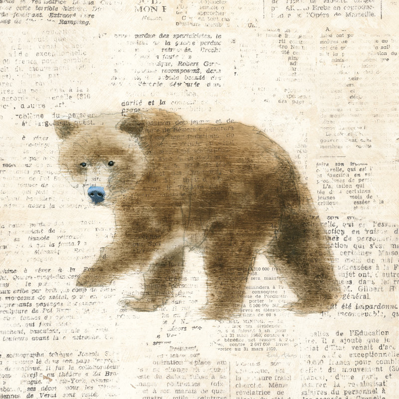 Into The Woods VI No Border by Emily Adams - Wrapped Canvas Print, 122cm H x 122cm W
