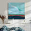 Nuage sur toile cramoisie I-Premium avec toile tendue - prêt à accrocher